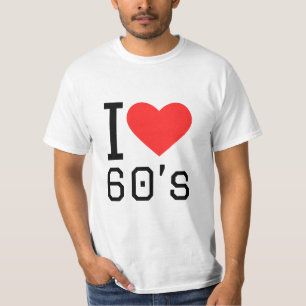 私は60年代が大好き Tシャツ