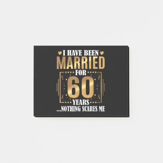 私は60年結婚した間60代の結婚間 ポストイット (正面)