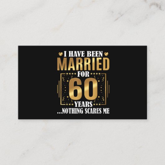 私は60年結婚した間60代の結婚間 名刺 (正面)