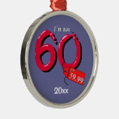 私は60歳ではなく59.99形見オーナメント メタルオーナメント (右)