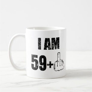 私は60歳の誕生日おもしろいのメンズシャツ コーヒーマグカップ