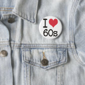 私は60sヴィンテージ及びレトロのデザインを愛します! 缶バッジ (インサイチュ)