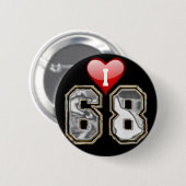 私は68を愛します 缶バッジ (正面&裏面)