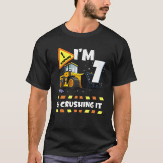 私は7で粉砕It建築掘削機7番目B Tシャツ