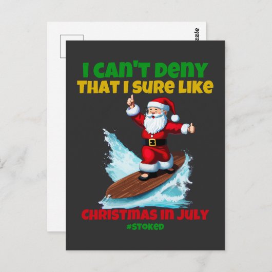 私は7月のクリスマスが好きなことは否定できない ポストカード (正面/裏面)