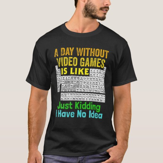 私は7月の4日まで祝ゲームを一時停止おもしろいした Tシャツ (正面)
