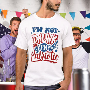 私は7月飲の4日おもしろいではない Tシャツ