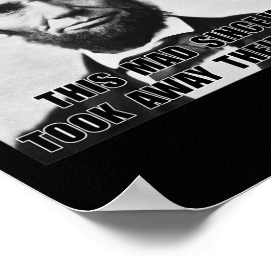 私は7月4日に民主党のAbe Lincolnを見ていない ポスター (角)