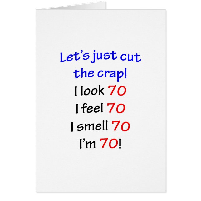 私は70を、私感じます70を、私かぎます70を、私です70才見ます! (正面)