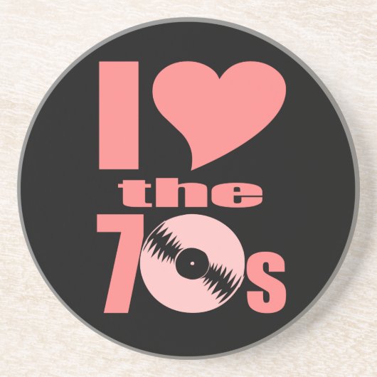 私は70年代を愛します コースター (正面)