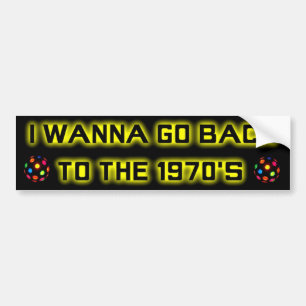 私は70年代-バンパーSTICKER-2に戻りたいと思います バンパーステッカー