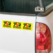 私は7.2イースター日の地震を生き延びました バンパーステッカー (トラック上)