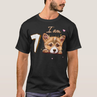 私は7 Corgiギフトのために7誕生日ファンギフト Tシャツ