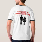 私は8を支えるためにYesを投票しました Tシャツ (裏面)