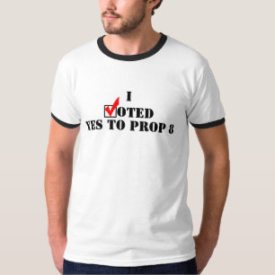 私は8を支えるためにYesを投票しました Tシャツ