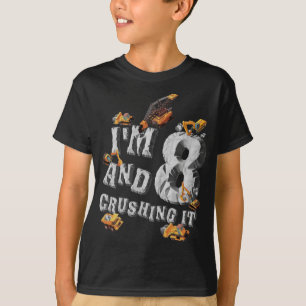 私は8歳の誕生日でMerching家族を粉砕 Tシャツ
