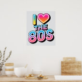 私は80年代が大好きだ ポスター (キッチン)
