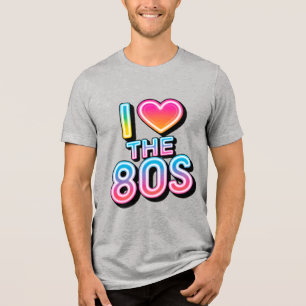 私は80年代が大好き トライブレンドTシャツ