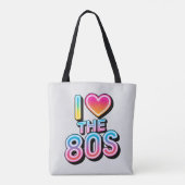 私は80年代が大好き トートバッグ (裏面)