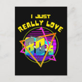 私は80年代が本当に大好き ポストカード (正面)