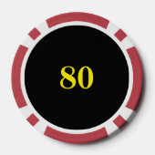 私は80年代が本当に好きなんだ ポーカーチップ (裏面)