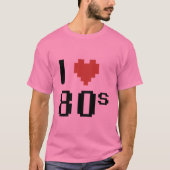 私は80年代のハート Tシャツ (正面)