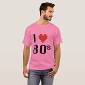 私は80年代のハート Tシャツ (正面フル)