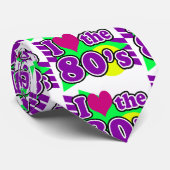 私は80年代の幾何学的なネオン八十年代のパーティーを愛します ネクタイ (ロール)