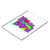 私は80年代の幾何学的なネオン八十年代のパーティーを愛します ノートブック (左側)