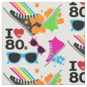 私は80年代の生地を愛します ファブリック (クローズアップ)