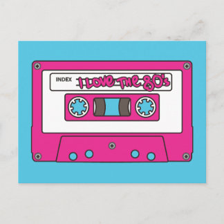 私は80年代を愛します ポストカード