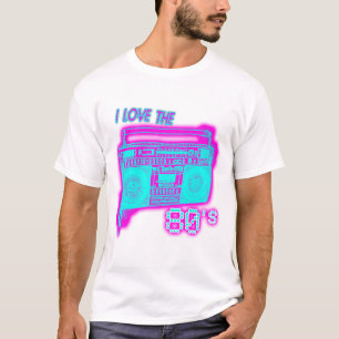 私は80年代を愛します Tシャツ