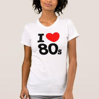 私は80年代を愛します Tシャツ