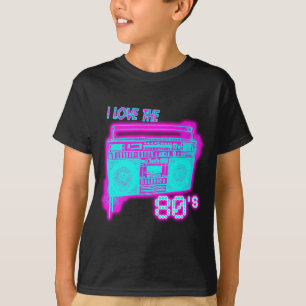 私は80年代を愛します Tシャツ