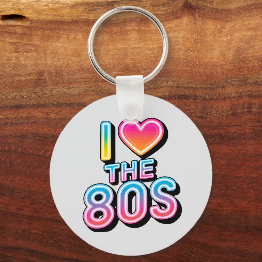 私は80sキーチェーンが大好き キーホルダー (裏面)