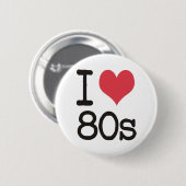 私は80sプロダクト及びデザインを愛します! 缶バッジ (正面&裏面)