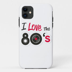 私は80sレトロデザインヴィンテージ贈り物が大好き iPhone 11 ケース