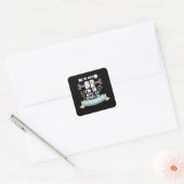 私は82ではない私は18の経験の64と – のために82 スクエアシール (封筒)