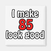 私は85を良く見せる マグネット (正面)