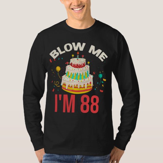 私は88歳ですフー Tシャツ (正面)