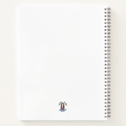 私は8.5 x 11の懸命を行うことができる ノートブック (裏面)