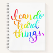 私は8.5 x 11の懸命を行うことができる ノートブック (正面)