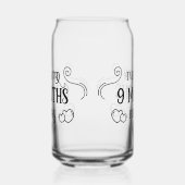 私は9ヶ月も待った ガラス缶 (左)