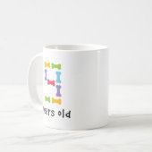 私は9歳だ コーヒーマグカップ (正面左)