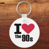 私は90年代が大好き キーホルダー (正面)