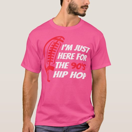 私は90年代のヒップホップに来たおもしろい Tシャツ (正面)