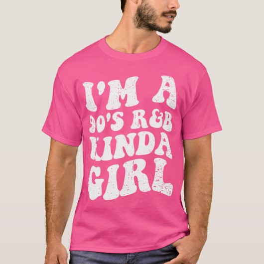 私は90年代のRb Kinda女の子Rnb音楽愛好家 Tシャツ (正面)