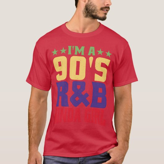 私は90年代R&Bの女の子 vintage Tシャツ (正面)