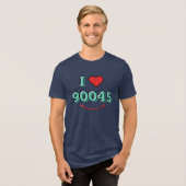 私は90045が大好き Tシャツ (正面全面)