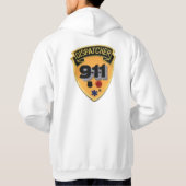 私は911ディスパッチャーです パーカ (裏面)